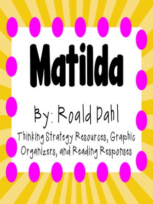 cover image of Matilda by Roald Dahl